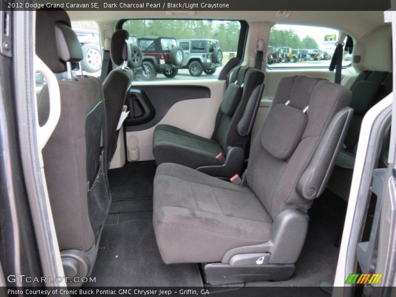 Dark Charcoal Pearl / Black/Light Graystone 2012 Dodge Grand Caravan SE