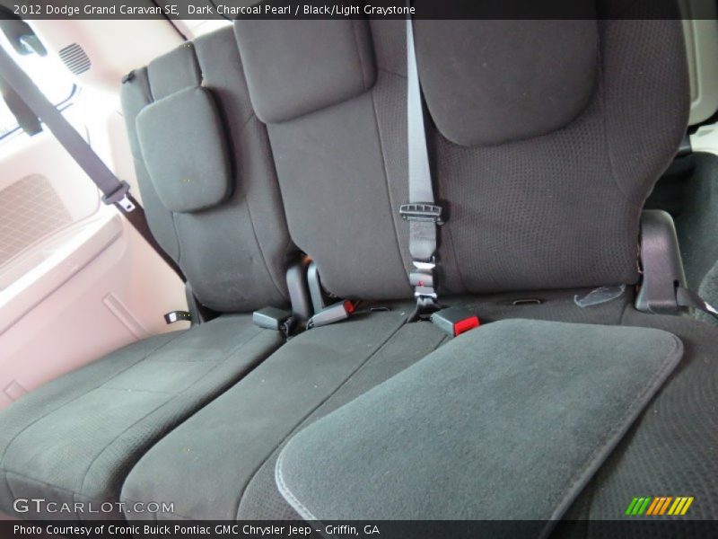 Dark Charcoal Pearl / Black/Light Graystone 2012 Dodge Grand Caravan SE