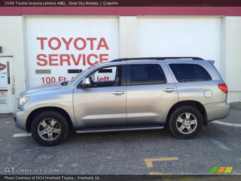 Silver Sky Metallic / Graphite 2008 Toyota Sequoia Limited 4WD