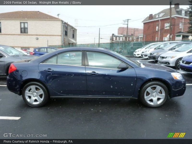  2009 G6 Sedan Midnight Blue Metallic