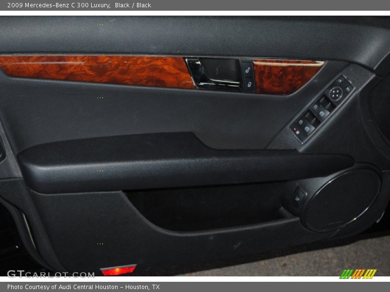 Black / Black 2009 Mercedes-Benz C 300 Luxury