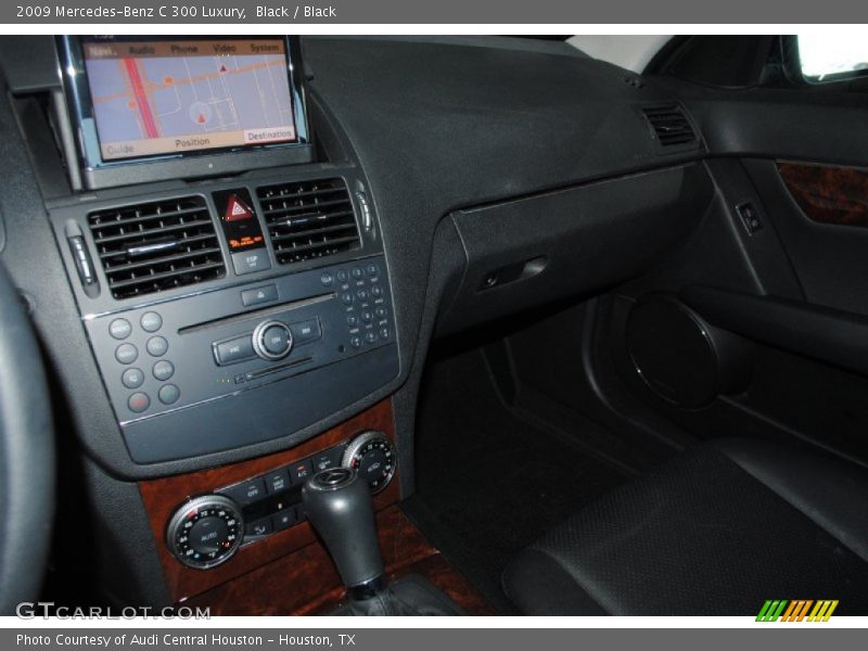 Black / Black 2009 Mercedes-Benz C 300 Luxury