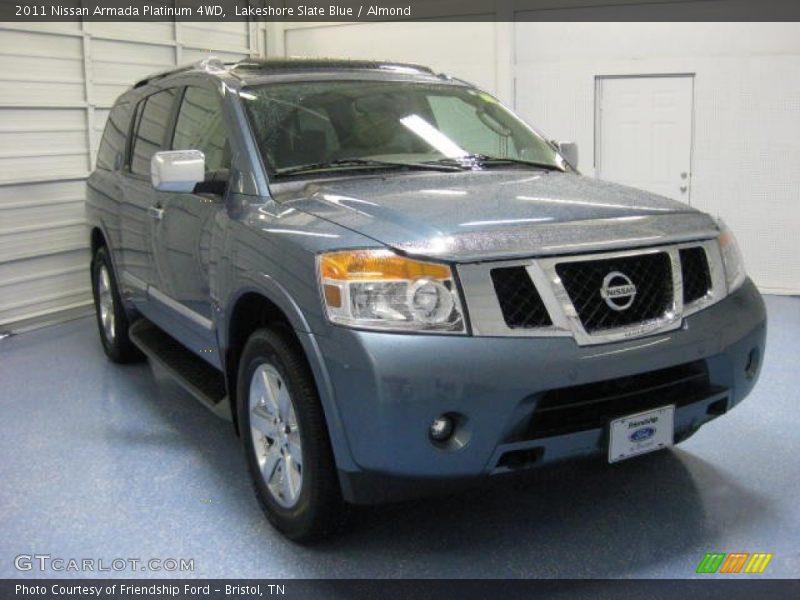 Lakeshore Slate Blue / Almond 2011 Nissan Armada Platinum 4WD