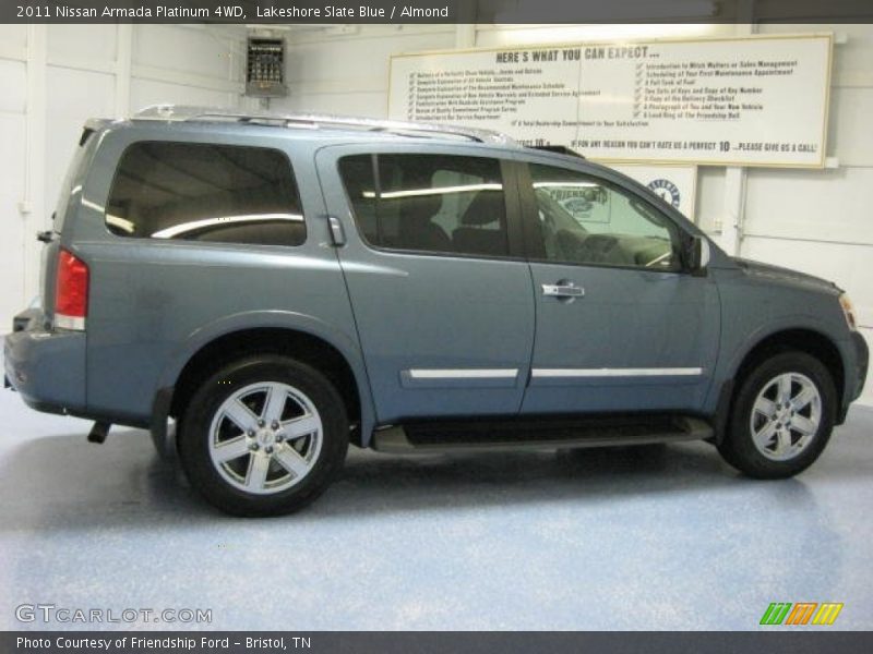 Lakeshore Slate Blue / Almond 2011 Nissan Armada Platinum 4WD