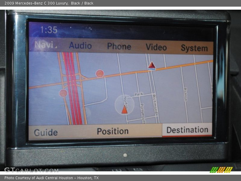 Black / Black 2009 Mercedes-Benz C 300 Luxury