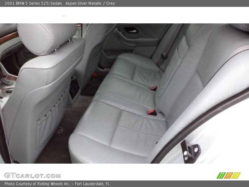 Aspen Silver Metallic / Grey 2001 BMW 5 Series 525i Sedan