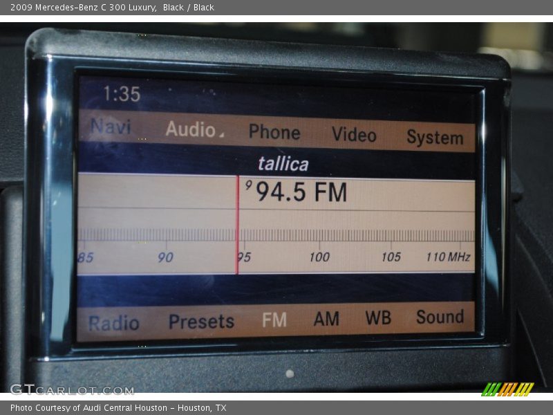 Black / Black 2009 Mercedes-Benz C 300 Luxury