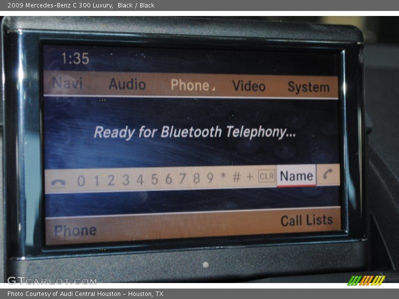 Black / Black 2009 Mercedes-Benz C 300 Luxury