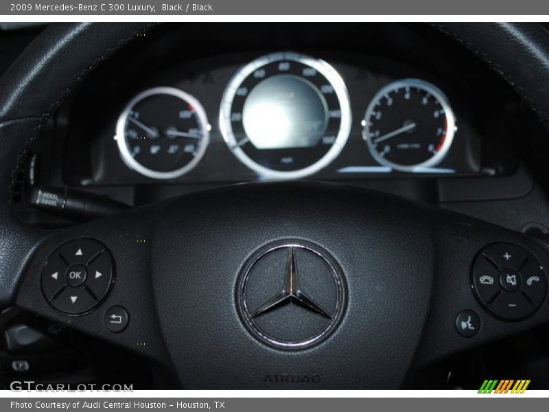 Black / Black 2009 Mercedes-Benz C 300 Luxury
