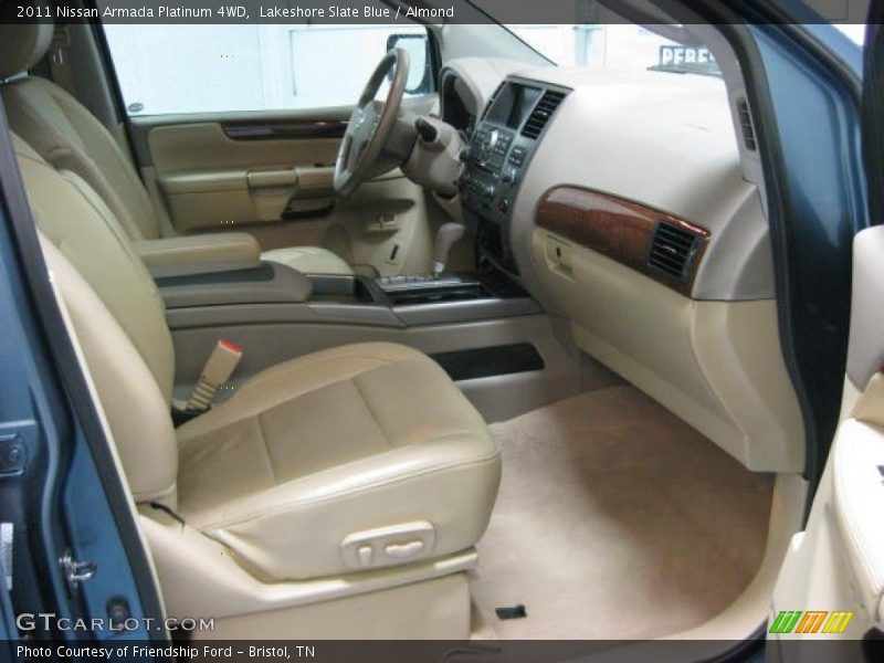 Lakeshore Slate Blue / Almond 2011 Nissan Armada Platinum 4WD