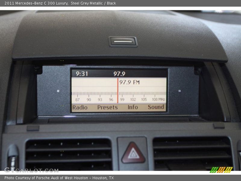 Steel Grey Metallic / Black 2011 Mercedes-Benz C 300 Luxury