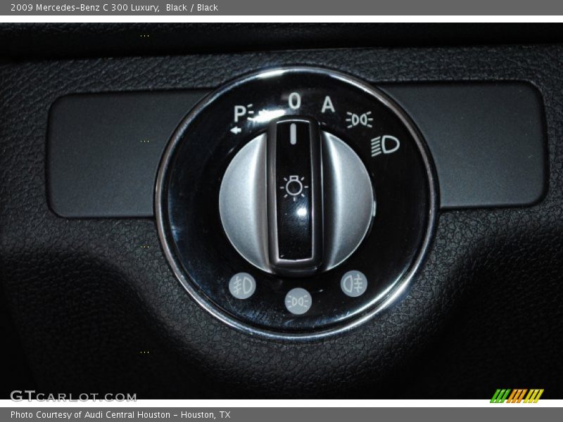 Black / Black 2009 Mercedes-Benz C 300 Luxury