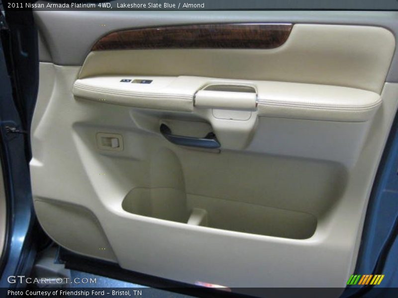 Lakeshore Slate Blue / Almond 2011 Nissan Armada Platinum 4WD