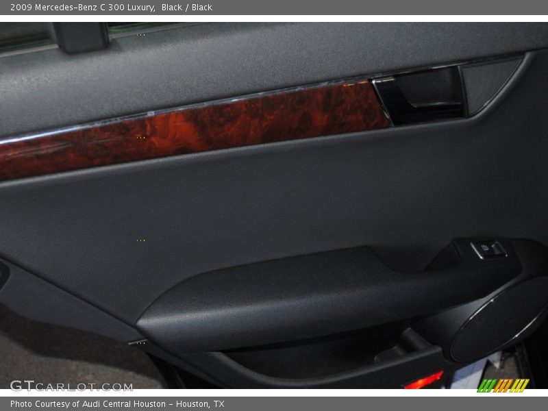 Black / Black 2009 Mercedes-Benz C 300 Luxury