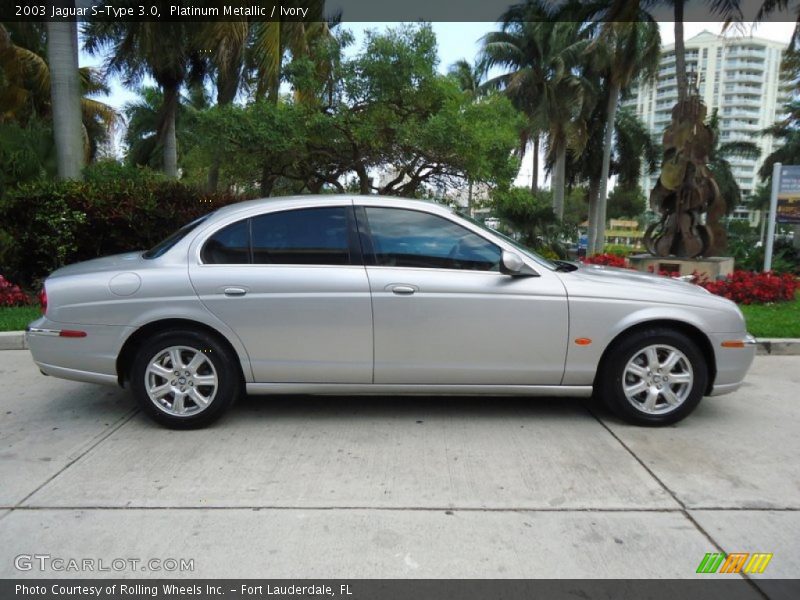  2003 S-Type 3.0 Platinum Metallic