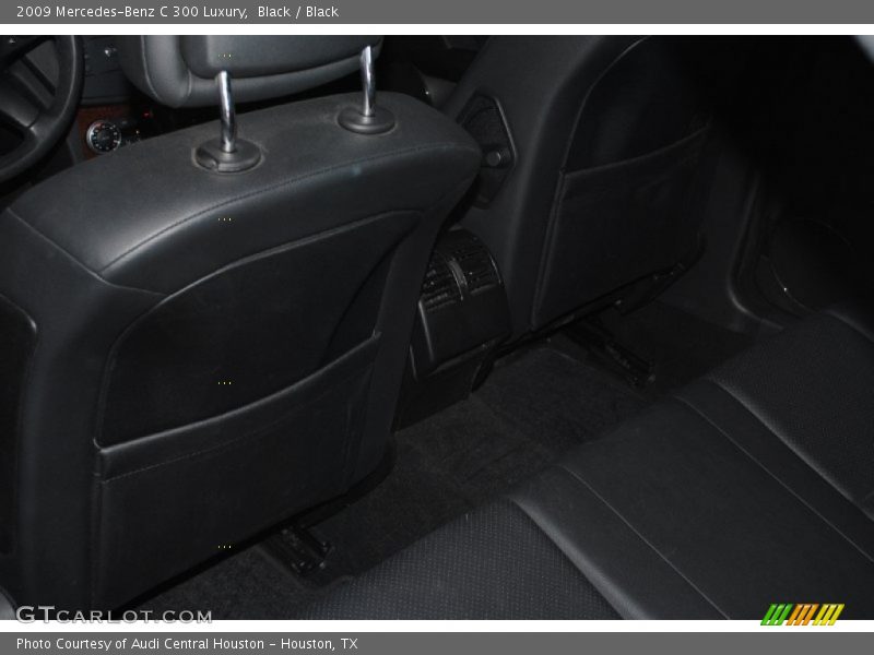 Black / Black 2009 Mercedes-Benz C 300 Luxury