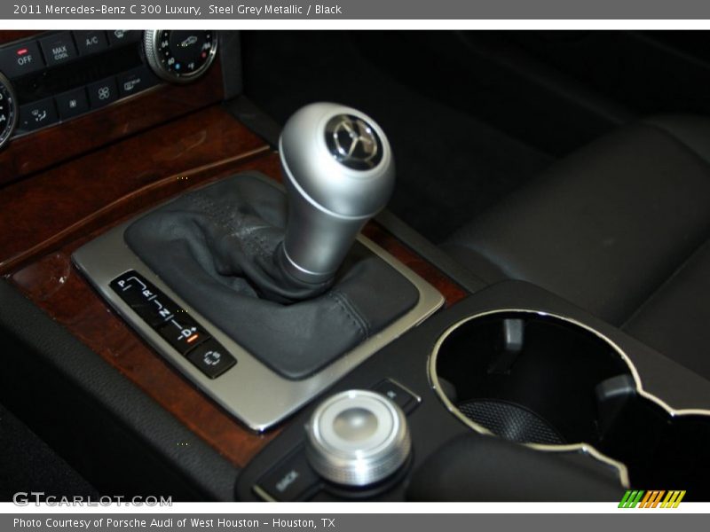 Steel Grey Metallic / Black 2011 Mercedes-Benz C 300 Luxury