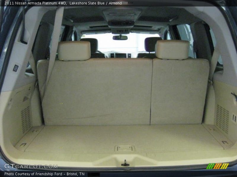 Lakeshore Slate Blue / Almond 2011 Nissan Armada Platinum 4WD