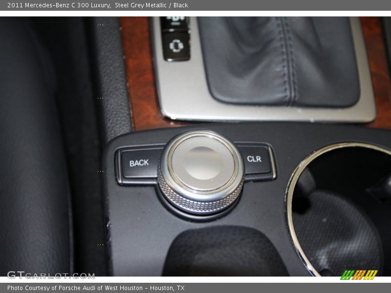 Steel Grey Metallic / Black 2011 Mercedes-Benz C 300 Luxury