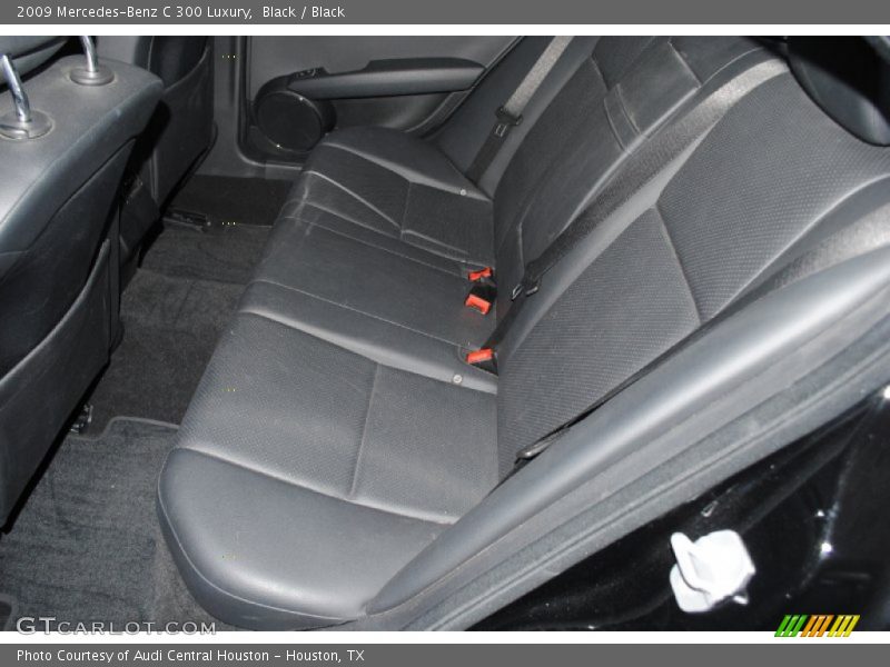 Black / Black 2009 Mercedes-Benz C 300 Luxury