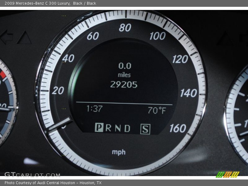 Black / Black 2009 Mercedes-Benz C 300 Luxury
