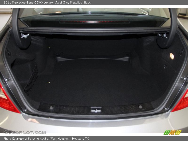 Steel Grey Metallic / Black 2011 Mercedes-Benz C 300 Luxury