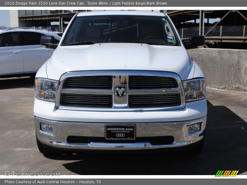 Stone White / Light Pebble Beige/Bark Brown 2010 Dodge Ram 1500 Lone Star Crew Cab