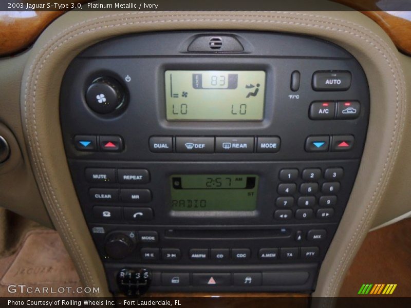 Controls of 2003 S-Type 3.0