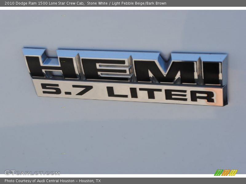 Stone White / Light Pebble Beige/Bark Brown 2010 Dodge Ram 1500 Lone Star Crew Cab