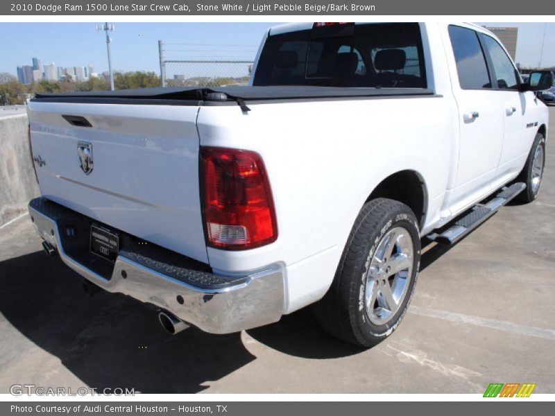 Stone White / Light Pebble Beige/Bark Brown 2010 Dodge Ram 1500 Lone Star Crew Cab