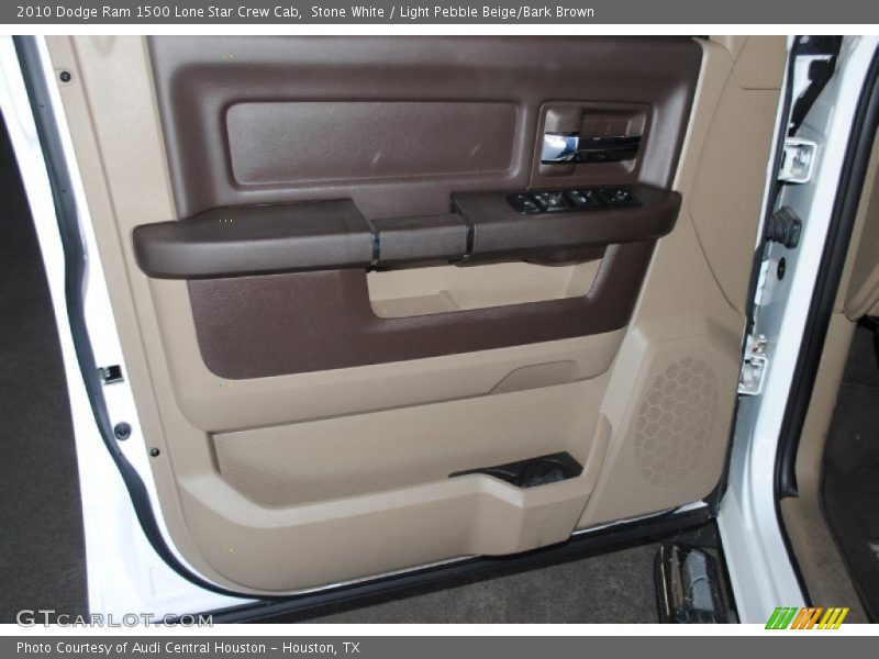 Stone White / Light Pebble Beige/Bark Brown 2010 Dodge Ram 1500 Lone Star Crew Cab