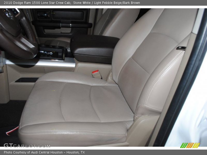 Stone White / Light Pebble Beige/Bark Brown 2010 Dodge Ram 1500 Lone Star Crew Cab