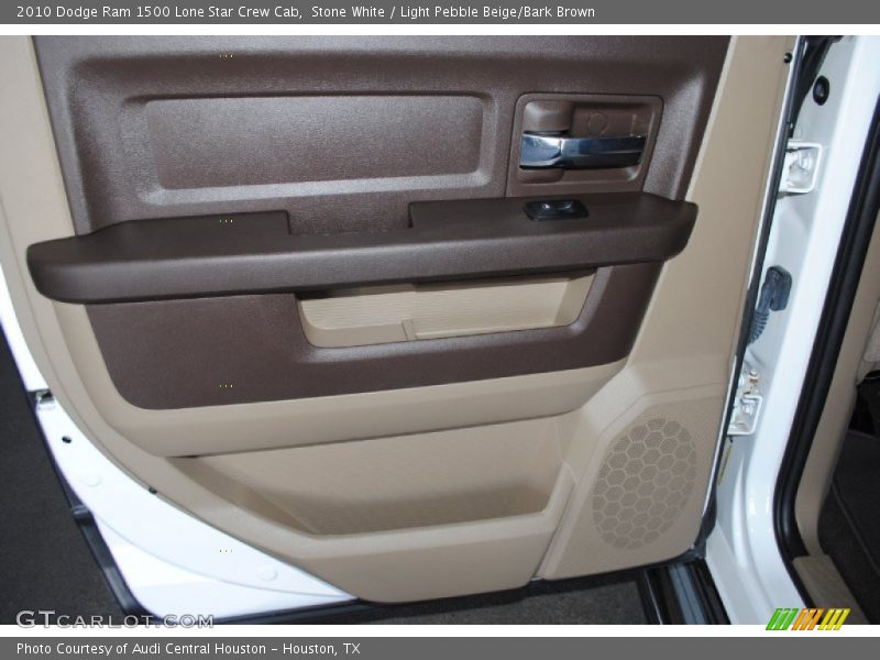 Stone White / Light Pebble Beige/Bark Brown 2010 Dodge Ram 1500 Lone Star Crew Cab