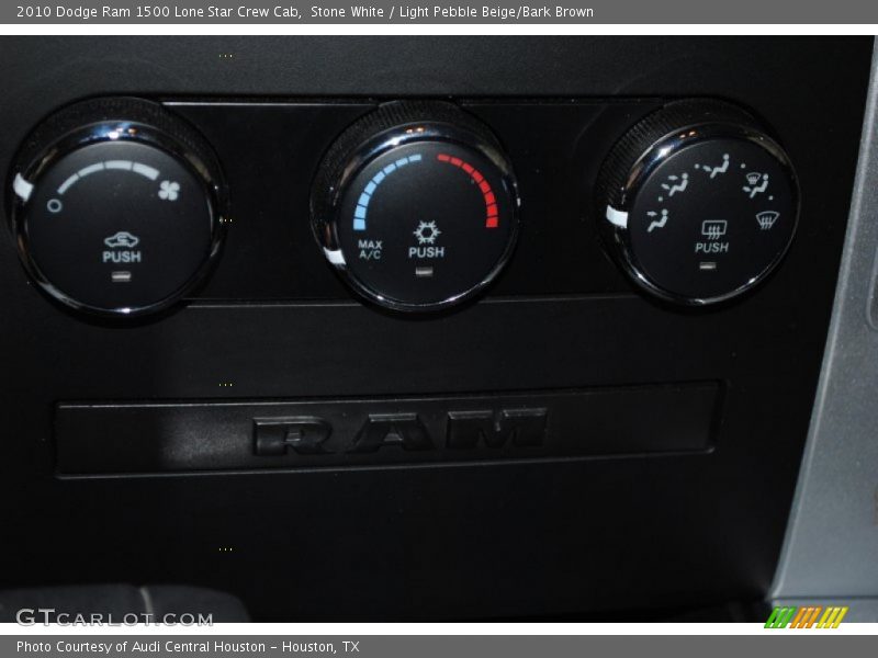 Stone White / Light Pebble Beige/Bark Brown 2010 Dodge Ram 1500 Lone Star Crew Cab