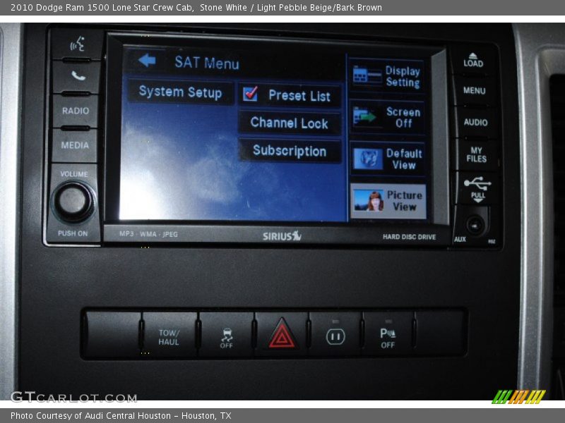 Stone White / Light Pebble Beige/Bark Brown 2010 Dodge Ram 1500 Lone Star Crew Cab