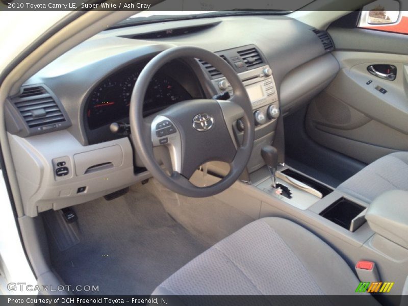 Super White / Ash Gray 2010 Toyota Camry LE