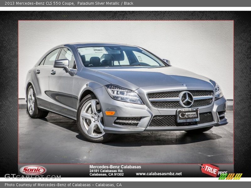 Paladium Silver Metallic / Black 2013 Mercedes-Benz CLS 550 Coupe