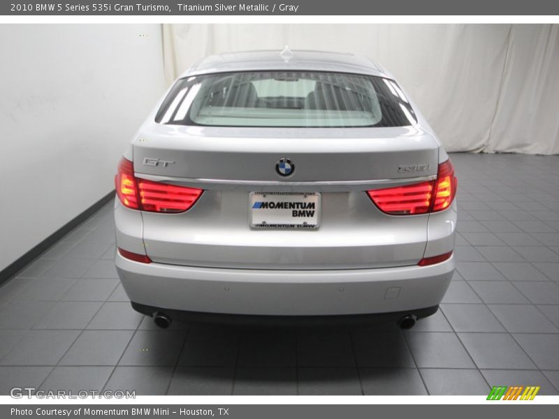 Titanium Silver Metallic / Gray 2010 BMW 5 Series 535i Gran Turismo
