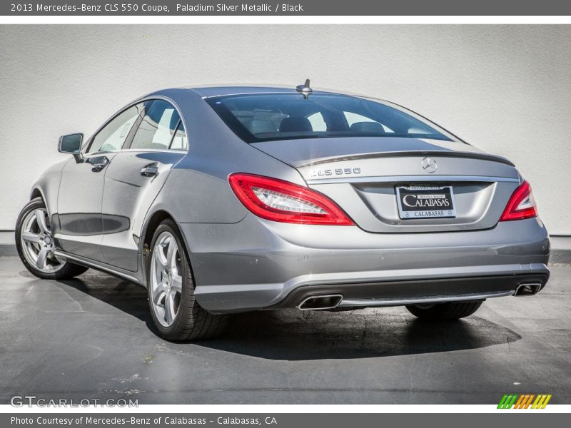 Paladium Silver Metallic / Black 2013 Mercedes-Benz CLS 550 Coupe