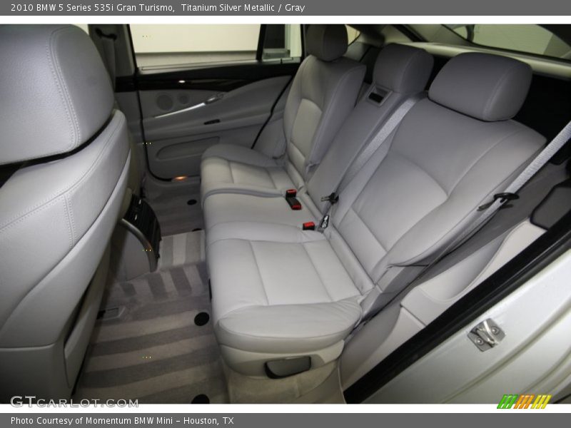 Rear Seat of 2010 5 Series 535i Gran Turismo