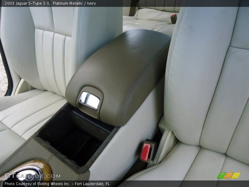 Platinum Metallic / Ivory 2003 Jaguar S-Type 3.0