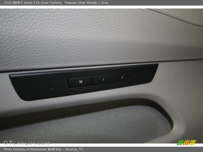 Titanium Silver Metallic / Gray 2010 BMW 5 Series 535i Gran Turismo
