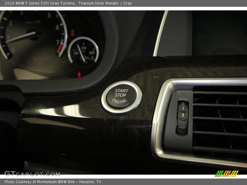 Titanium Silver Metallic / Gray 2010 BMW 5 Series 535i Gran Turismo