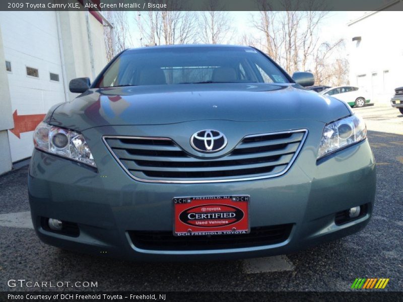 Aloe Green Metallic / Bisque 2009 Toyota Camry XLE