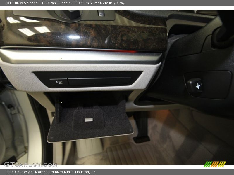 Titanium Silver Metallic / Gray 2010 BMW 5 Series 535i Gran Turismo