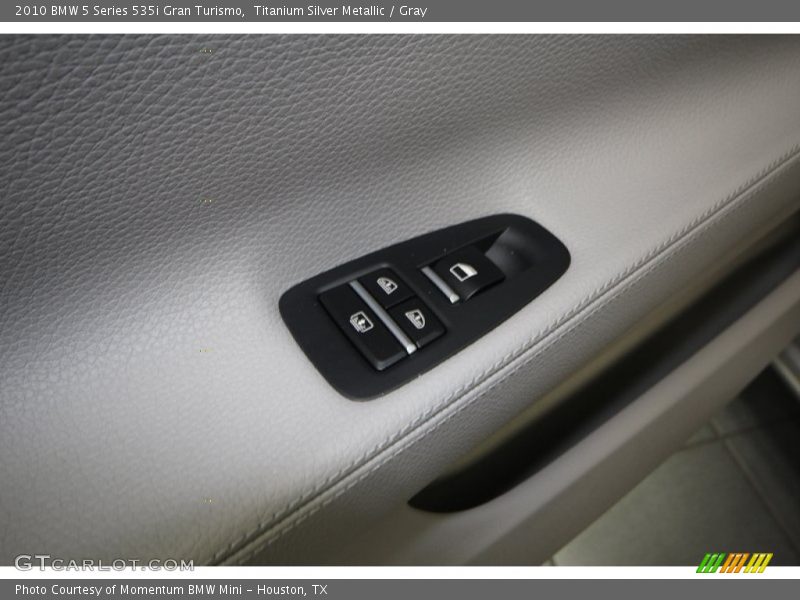 Titanium Silver Metallic / Gray 2010 BMW 5 Series 535i Gran Turismo