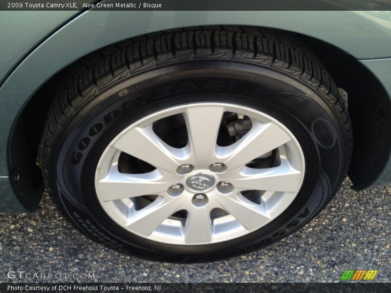 Aloe Green Metallic / Bisque 2009 Toyota Camry XLE