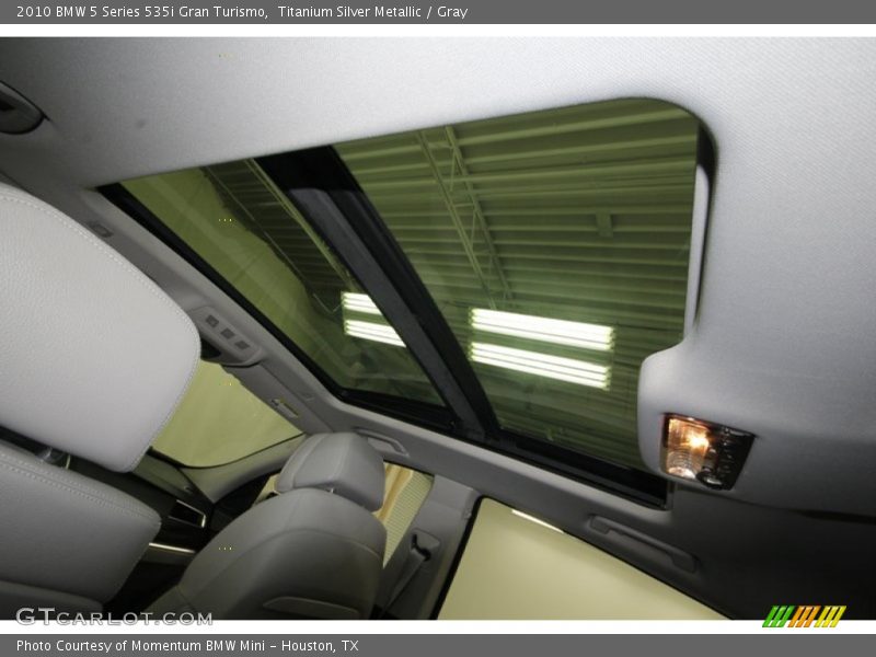Titanium Silver Metallic / Gray 2010 BMW 5 Series 535i Gran Turismo