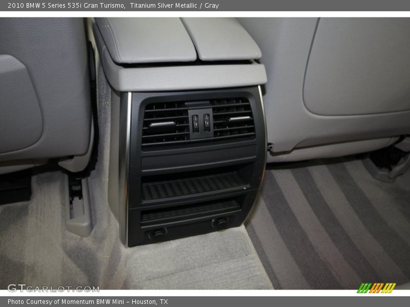 Titanium Silver Metallic / Gray 2010 BMW 5 Series 535i Gran Turismo