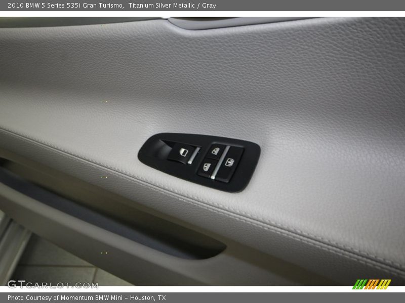 Titanium Silver Metallic / Gray 2010 BMW 5 Series 535i Gran Turismo